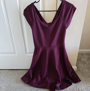 Skater Purple Women's Dress